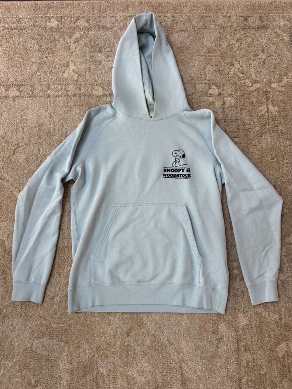 Sandro Paris x Peanuts Snoopy and Woodstock Hoodie